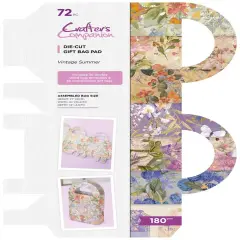 Crafter's Companion Paper Pad 12"X8"-Vintage Summer