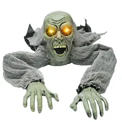 JOYIN Halloween D&eacute;cor Groundbreaker Zombie with Sound and Flashing Eyes for Halloween Yard Garden Outdoor Indoor Decorations