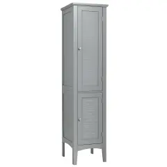 Freestanding Bathroom Storage Cabinet for Kitchen and Living Room Grey