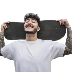 Basic Unisex Short Sleeve Crew Classic Fit Tees | RADYAN&reg; White