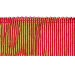 10 Yards of 2" Multicolor Chainette Fringe Trim | 10 yard cut Fuchsia Multi