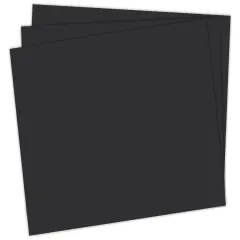 School Smart Railroad Board, 22 x 28 Inches, 6-Ply, Black, Pack of 25