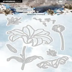 Studio Light In Loving Memory Cutting Dies-Nr. 740, Sympathy Flowers