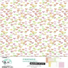 Studio Light Friendz Double-Sided Paper Bundle 12/Pkg-Nr. 01, Bundle Of Joy