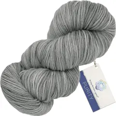 Living Dreams Purity: Organic Merino DK Yarn. Pacific Northwest Hand Dyed. Pebble
