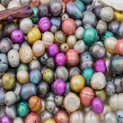 JewelrySupply Freshwater Pearl Mix by The Quarter Pound (1/4-Lb)