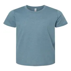BELLA + CANVAS&reg; Youth CVC Jersey Crew Neck Short Sleeve Tee - 3001YCVC Heather slate