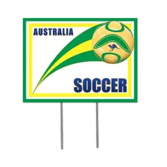 Plastic Yard Sign - Australia (Pack of 6)