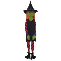 In the Breeze 5153 Witch 40 Inch Breeze Buddy Windsock - Hanging Halloween Decoration - Outdoor Holiday D&eacute;cor