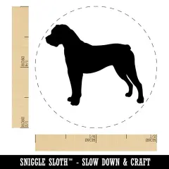 Boerboel Dog Solid Self-Inking Rubber Stamp Ink Stamper for Stamping Crafting Planners Sky Blue