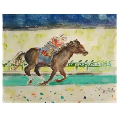 Betsy Drake Orange House Place Mat Set of 4