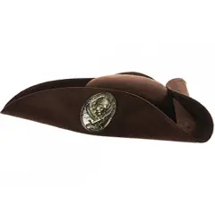 Pirate Emblem Tri-Corner Hat Costume Accessory