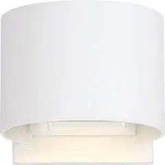 Nuvo 18.5w LED Rectangular Bulk Head Fixture w/ White Glass in White Finish warm-white