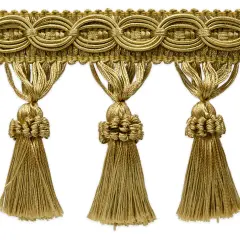 Kylie Classic Tassel Fringe. Trim Gold