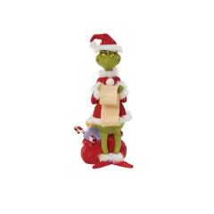 Department 56 Department 56 Dr Seuss Grinch Checking His List Christmas Figure #6010972 Red