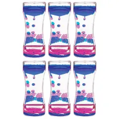 Blue & Pink Liquid Motion Bubbler, Pack of 6