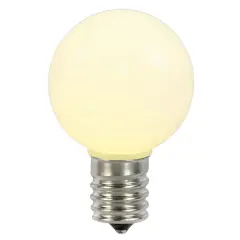 5PK -Vickerman Warm White Ceramic G50 LED Replacement Bulb
