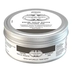 Charbonnel Etching Ink - Raw Sepia, 200 ml
