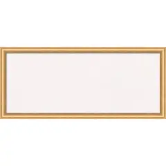 Salon Scoop Wood Framed Corkboard, White Cork Gold