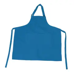 Bib Apron with Pockets and Adjustable Neck, 11 Color Options Royal Blue