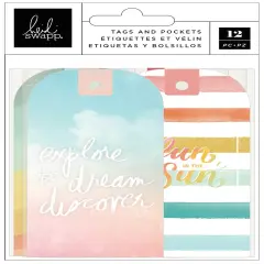 Heidi Swapp Sun Chaser Tag Set 12/Pkg