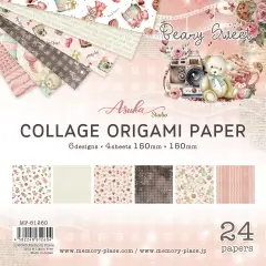 Asuka Studio Collage Origami Paper 6"X6" 24/Pkg-Beary Sweet