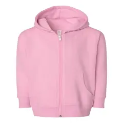 Rabbit Skins&reg; Toddler Full Zip Fleece Hoodie - 3346 Pink