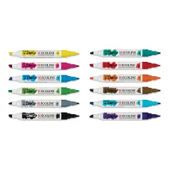 Royal Talens Ecoline DuoTip Markers - Basic, Set of 12