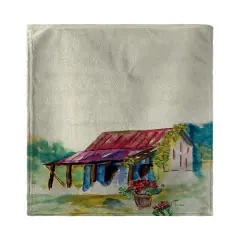 Betsy Drake Barn & Geranium Beach Towel