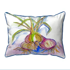 Betsy Drake Vidalia Onions Large Indoor/Outdoor Pillow 16x20 Multicolor