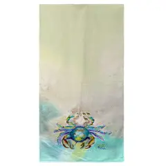 Betsy Drake Alaskan Crab Beach Towel Multicolor