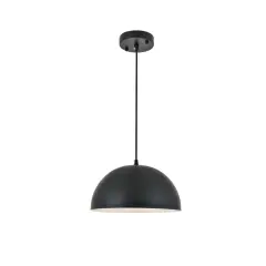Forte 1 light black Pendant