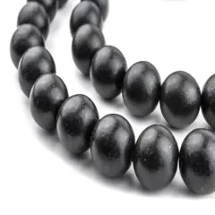 The Bead Chest Natural 16mm Wooden Beads in Black for Jewelry Making &ndash; Round Loose Wood Spacer Beads I Approximately 25 Beads