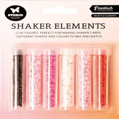 Studio Light Essential Shaker Elements 6/Pkg-NR. 14, Hearts & Elements