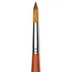 Raphael Golden Kaerell Brush - Round, Long Handle, Size 22