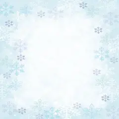 Great Papers! Blue Flakes Holiday Letterhead, Invitations and Announcements, Printer Friendly, 8.5"x11", 80PK