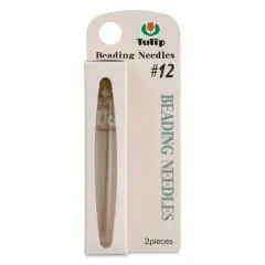 Tulip #12 Japanese Beading Needles, 2pcs