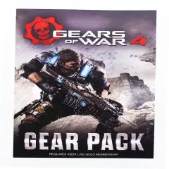 Gears of War 4 Gear Pack Code Card