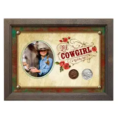 Lil' Cowgirl Coin Set 5x7 Frame