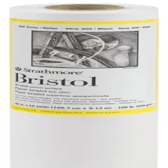 Strathmore 300 Series Bristol Roll - 42" x 10 yds, Vellum