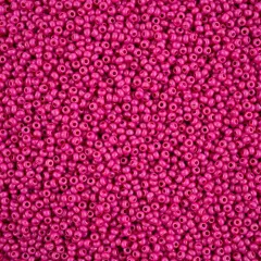 John Bead 10/0 Terra Intensive Matte Czech Glass Seed Beads, 500g Pink