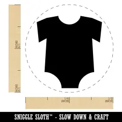 Baby Outfit Self-Inking Rubber Stamp for Stamping Crafting Planners UV