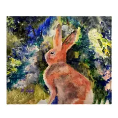 Betsy Drake Cottontail Throw Multicolor