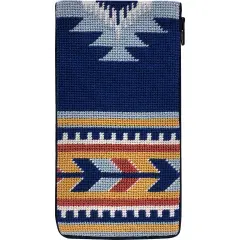Stitch & Zip Eyeglass Case Needlepoint Kit- Southwest Multicolor