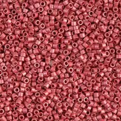 Miyuki Delica Bead 11/0 - DB1841F - Matte Duracoat Galvanized Lt Cranberry