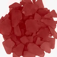 Sea Glass 11 Ounces Red Sea Glass - Bulk Seaglass Pieces for Beach Decor & Crafts
