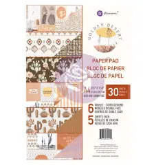 Prima Marketing Inc Golden Desert Collection A4 Paper Pad - 30 Sheets 655350645724