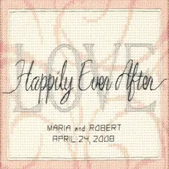 Dimensions Mini Counted Cross Stitch Kit 7"X5"-Happily Ever After Record
