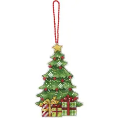 Dimensions Plastic Canvas Ornament Kit 3"X4.75"-Tree