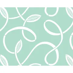 Leafy Swirls All Over Wall Stencil | 3720 by Designer Stencils | Pattern Stencils | Reusable Stencils for Painting | Safe & Reusable Template for Wall Decor | Try This Stencil Instead of a Wallpaper | Easy to Use & Clean Art Stencil Pattern